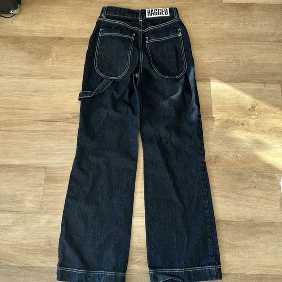 The Ragged Priest High Waisted Wide Leg Jeans Sz 28 - Picture 7 of 10